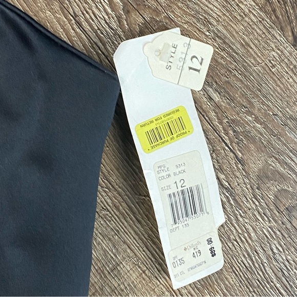 Alex Evenings Dress Women 12 Black Acetate Sleeveless Knee Length Formal Sheath - Picture 3 of 14